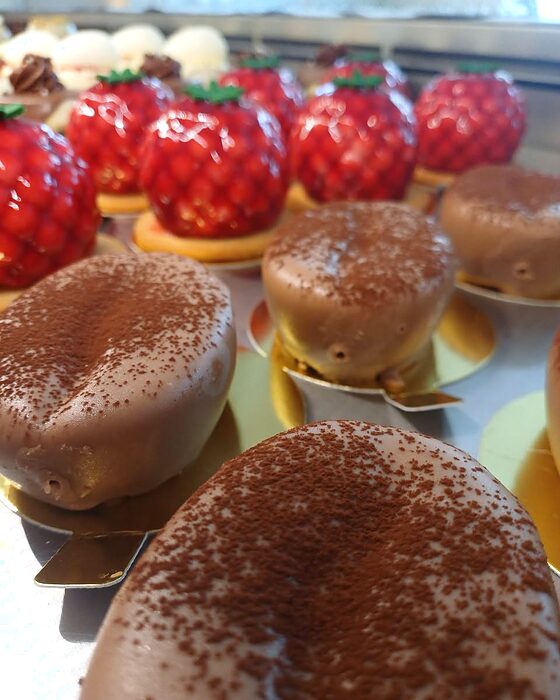 Dom de mousse pudrat cu cacao